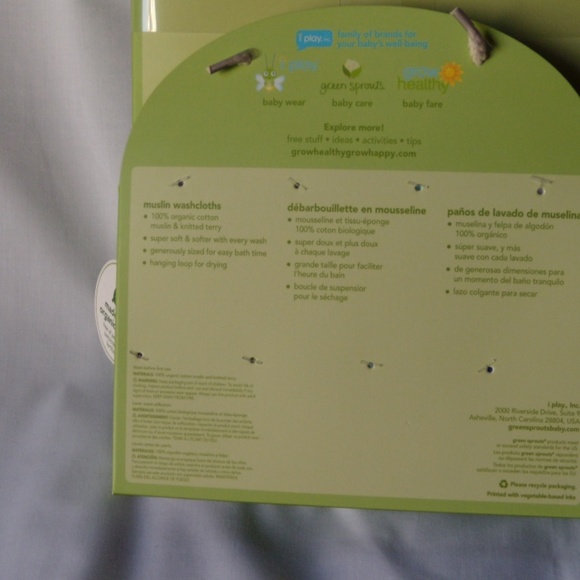 BABY HOODED TOWEL/WASHCLOTHS BUNDLE, BOY OR GIRL - Picture 4 of 7